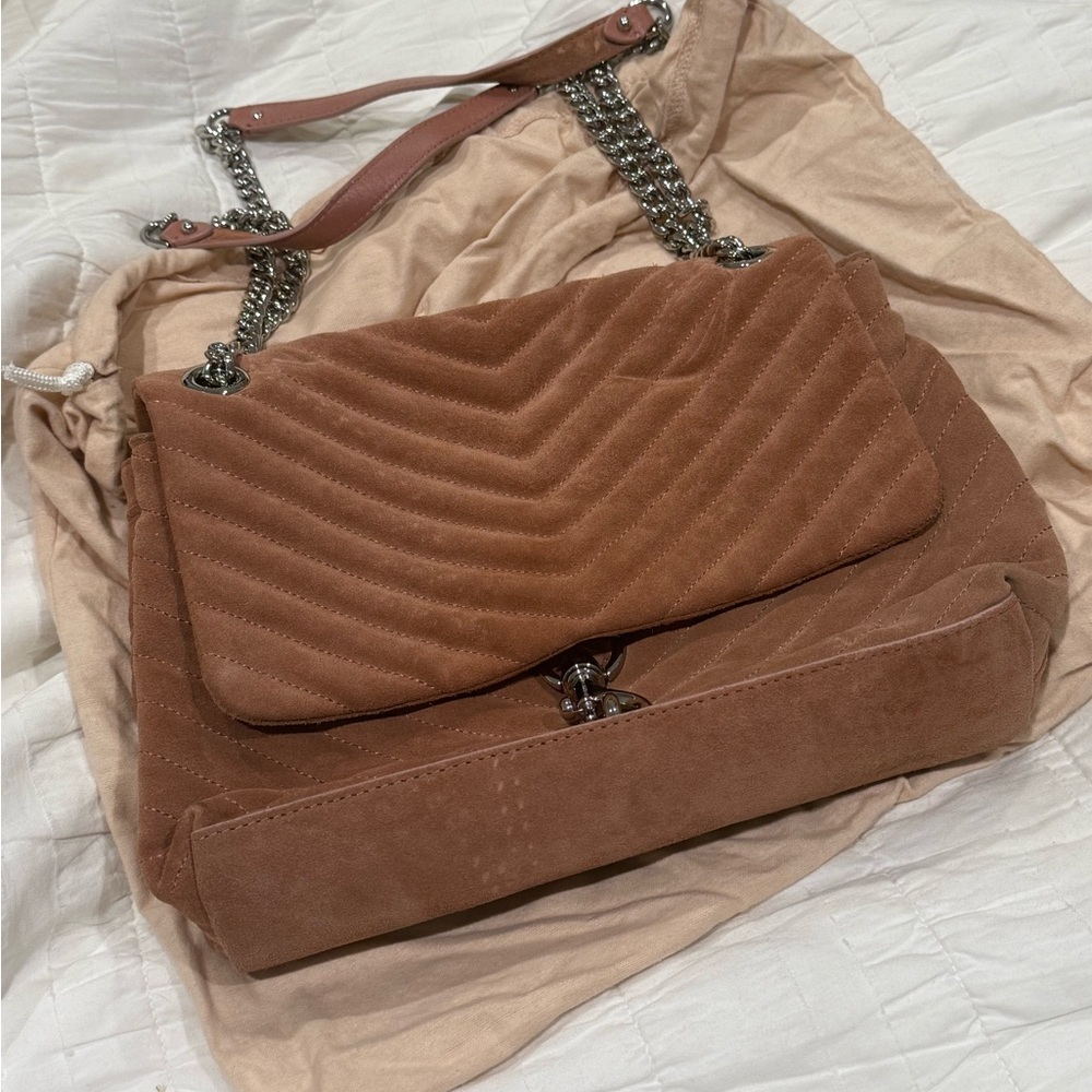 Rebecca Minkoff Quilted Suede Shoulder Bag
